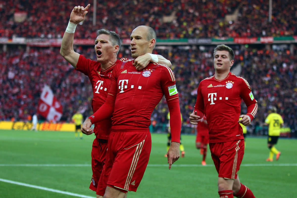 Bayern finished the season as league, cup, and Champions League runners-up