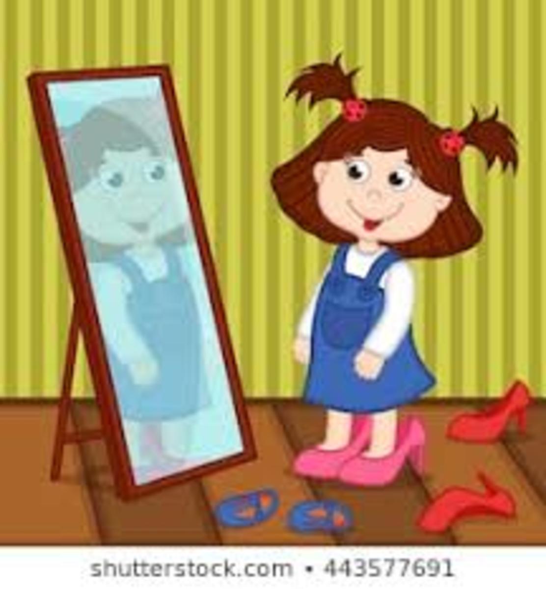 Mirror! Mirror! on the Wall--a Kids Poem