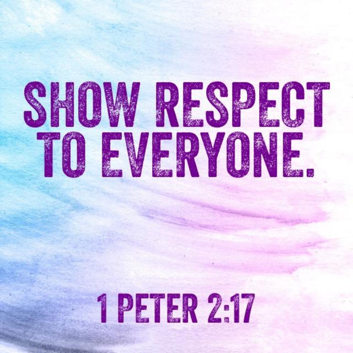 What The Bible Says About Respect LetterPile