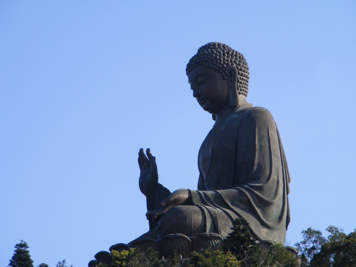 Bedeutungen der glücklichen Buddha Statue