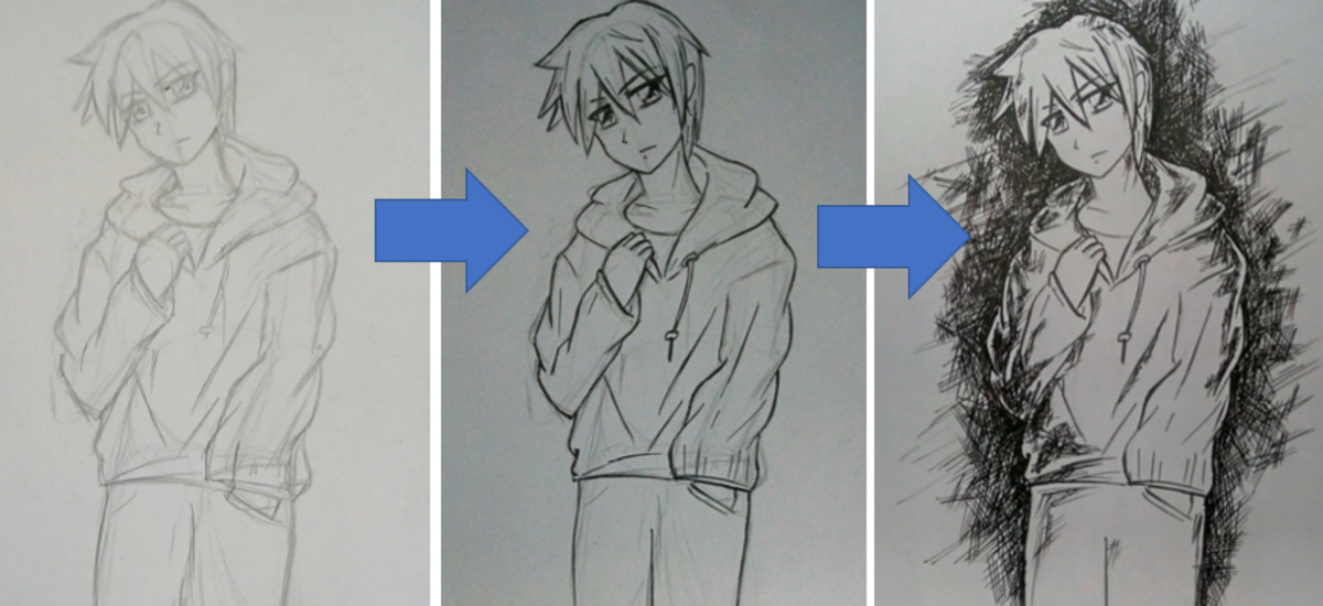 How To Draw An Anime Boy (Shounen) - Feltmagnet