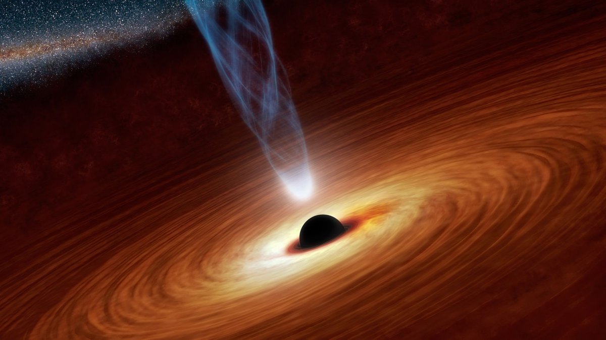 Artist rendering of Supermassive Black Hole.