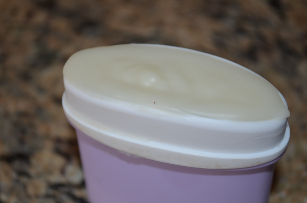 Ahh . . .  smooth, creamy, and delicious smelling homemade deodorant! 