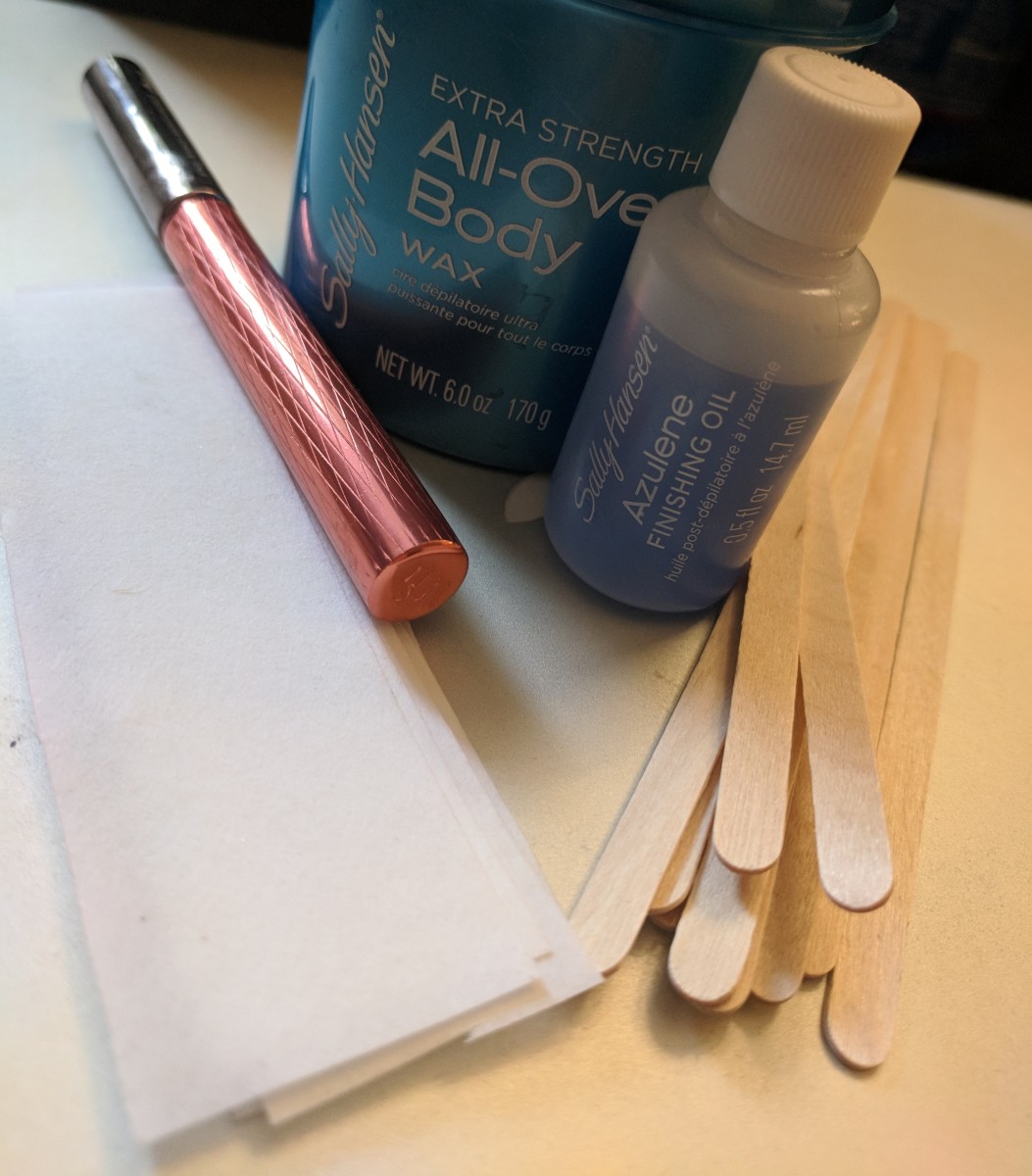 Here are all of the supplies I used, minus the brow gel and scissors!
