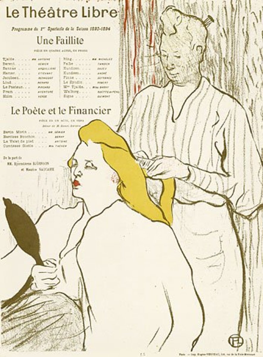 French Salon Names Add Klass. A French Impressionist captures the essence of styling.