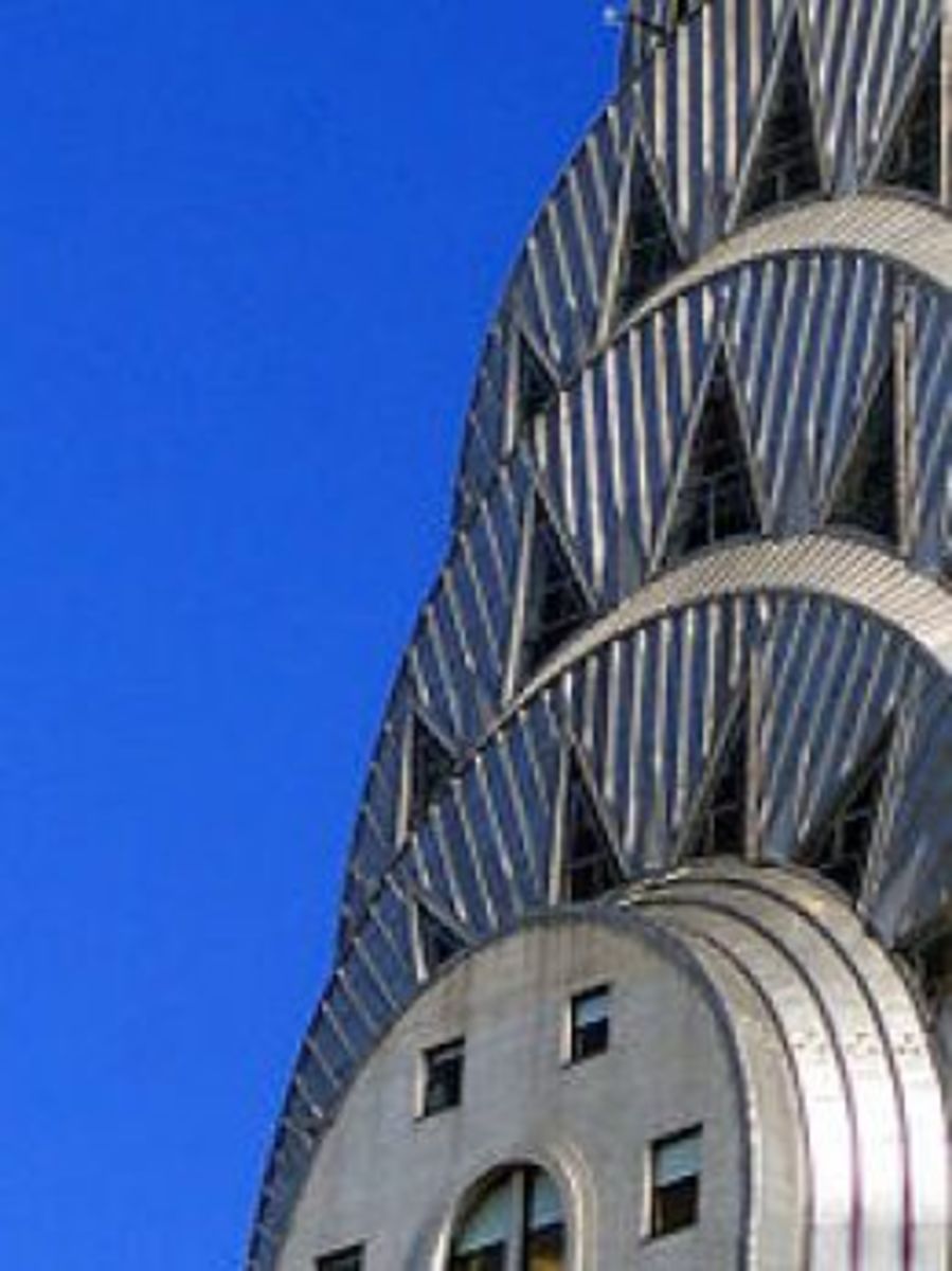 Detail of the Chrysler Building