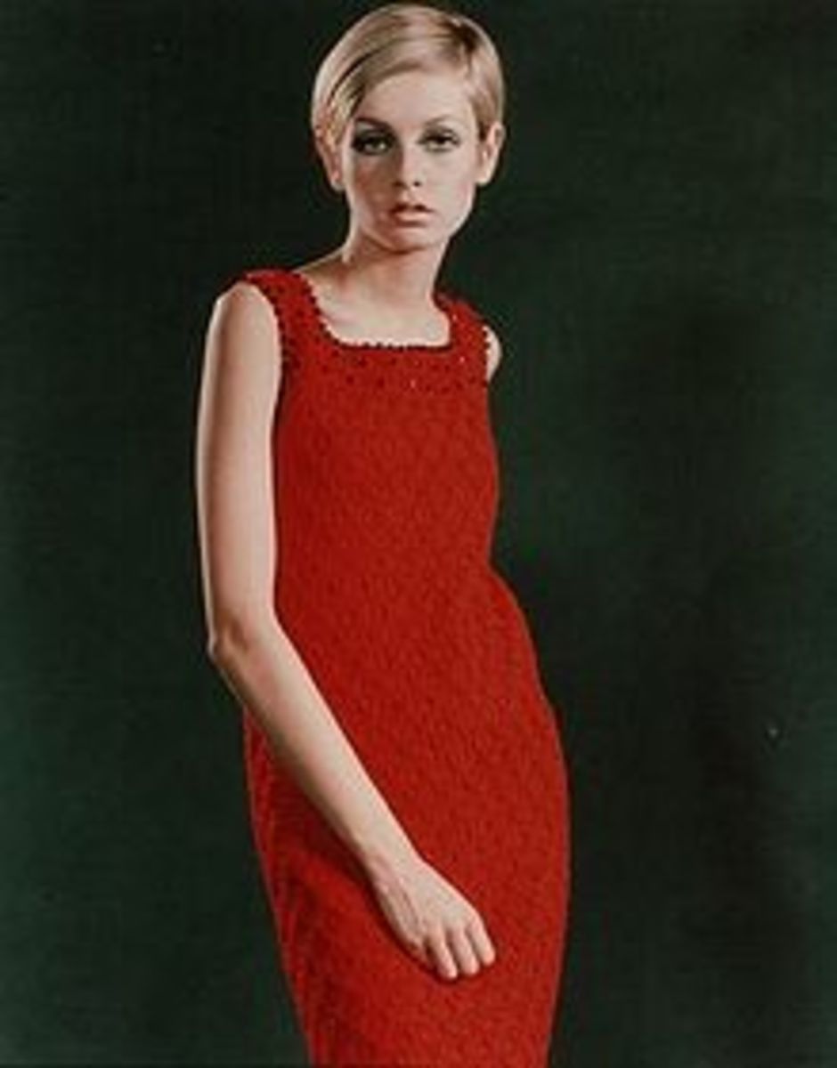 Twiggy, the "it" model of the late 1960s.