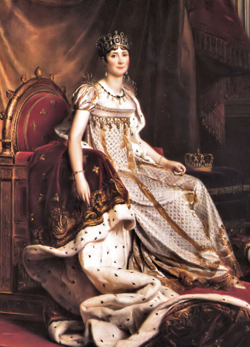 Empress Josephine—fashion icon of the Regency Era; painting by Francois Gerard.