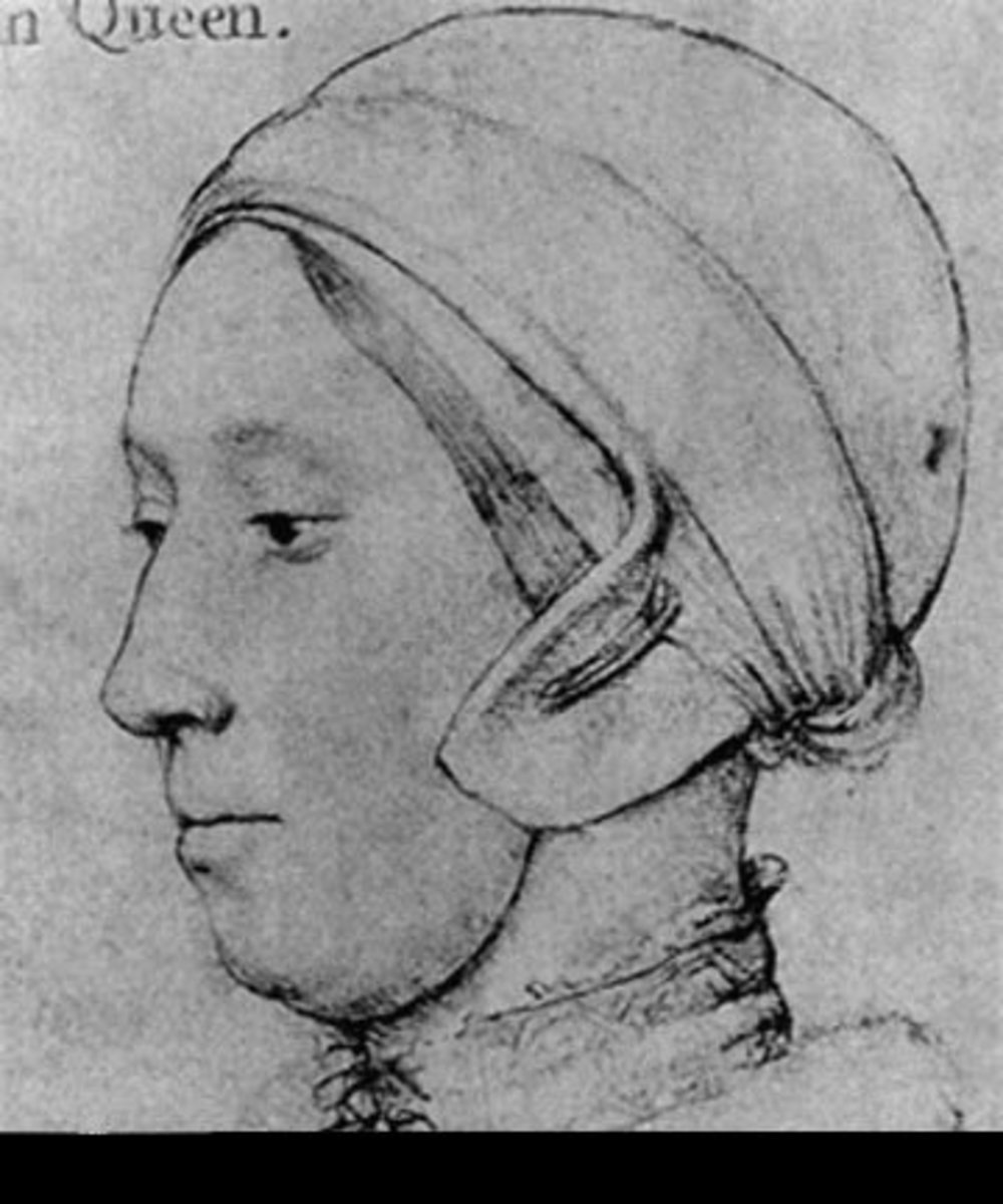 Woman wearing coif