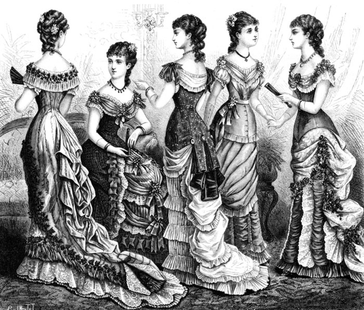 Victorian hair fashion. Female hairstyles in the 1870s -  Nationalclothing.org
