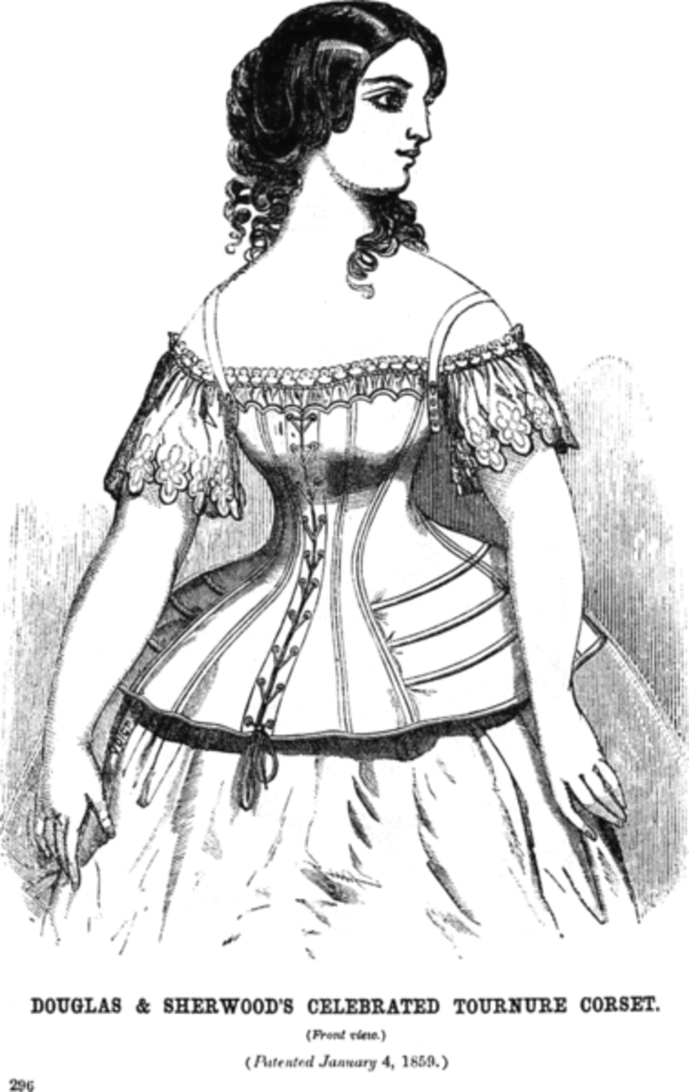 1859 Corset with Crinoline