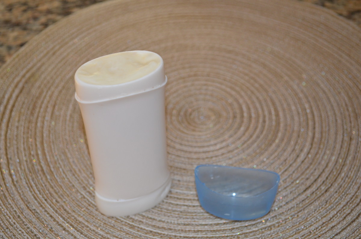 Your finished healthy homemade deodorant!