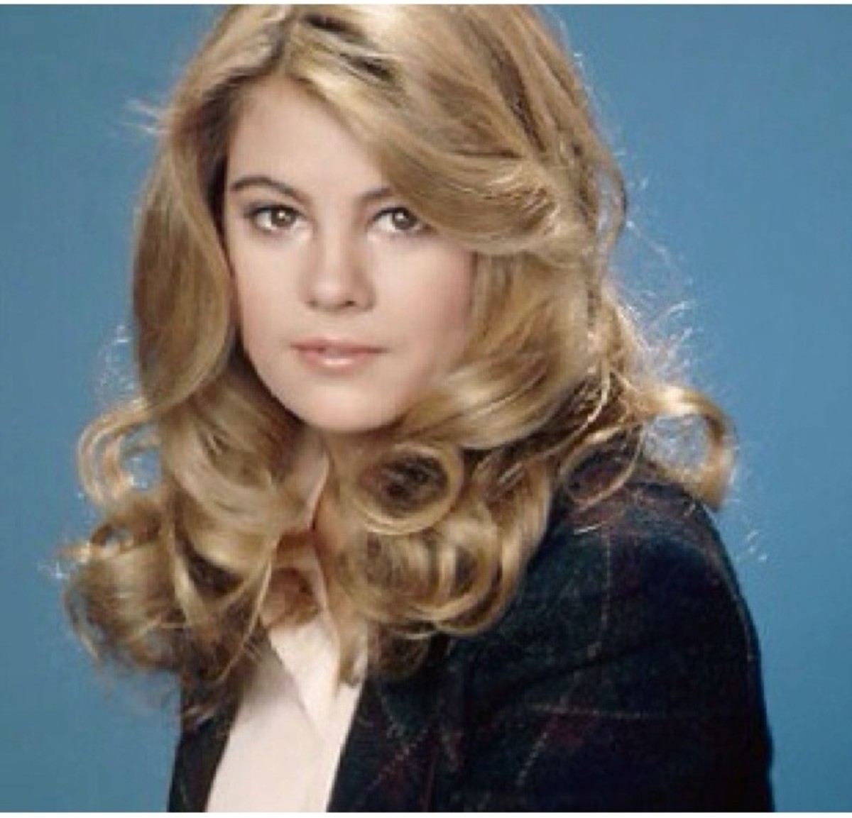 Blair Warner on Facts of Life had the prettiest blonde hair and brown eyes.