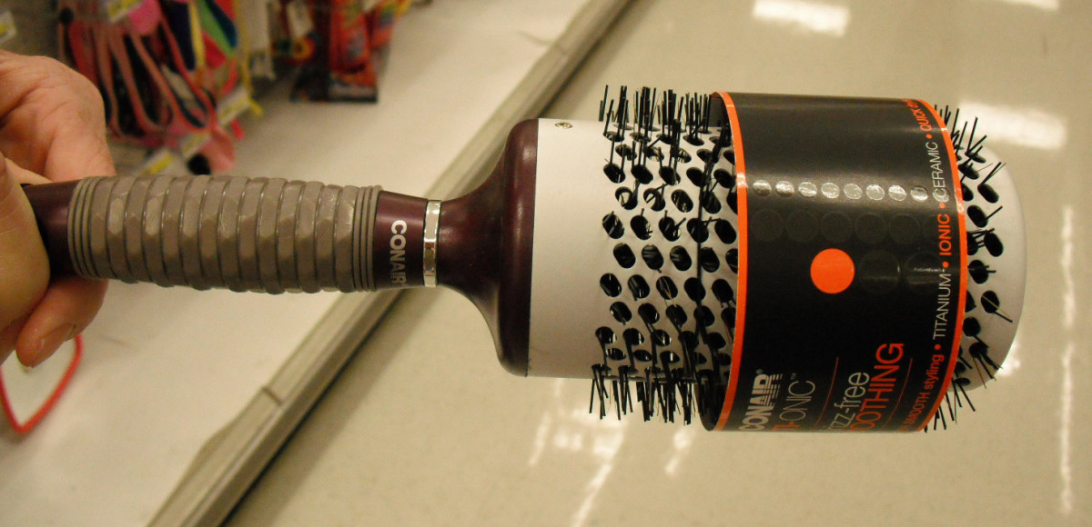 Thermal hairbrushes are specially designed to use with a blow dryer.