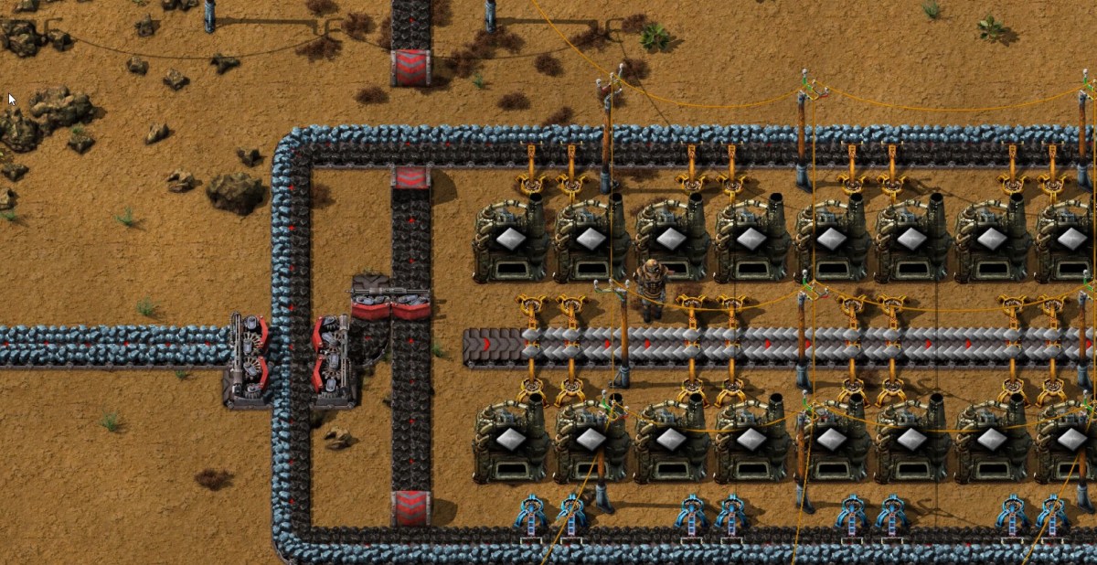 Note that you do NOT have to upgrade the output inserters
