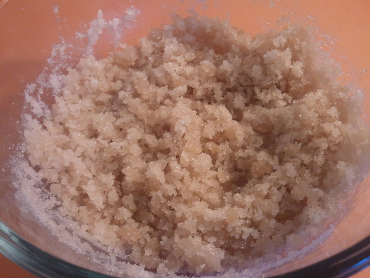 Sugar and salt make natural skin exfoliants which remove dead skin cells to reveal fresh new healthy skin.
