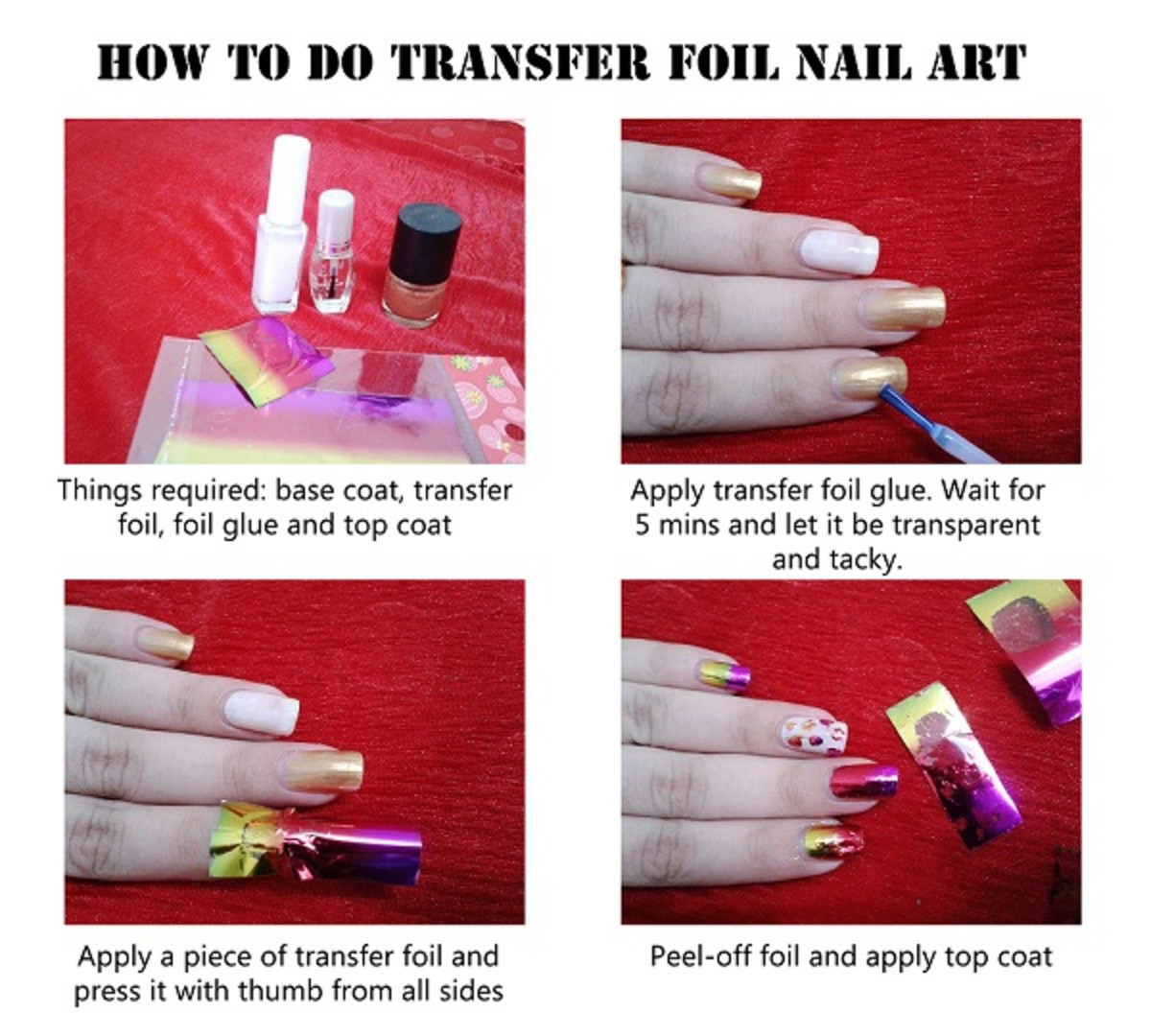 How To Apply Nail Foil