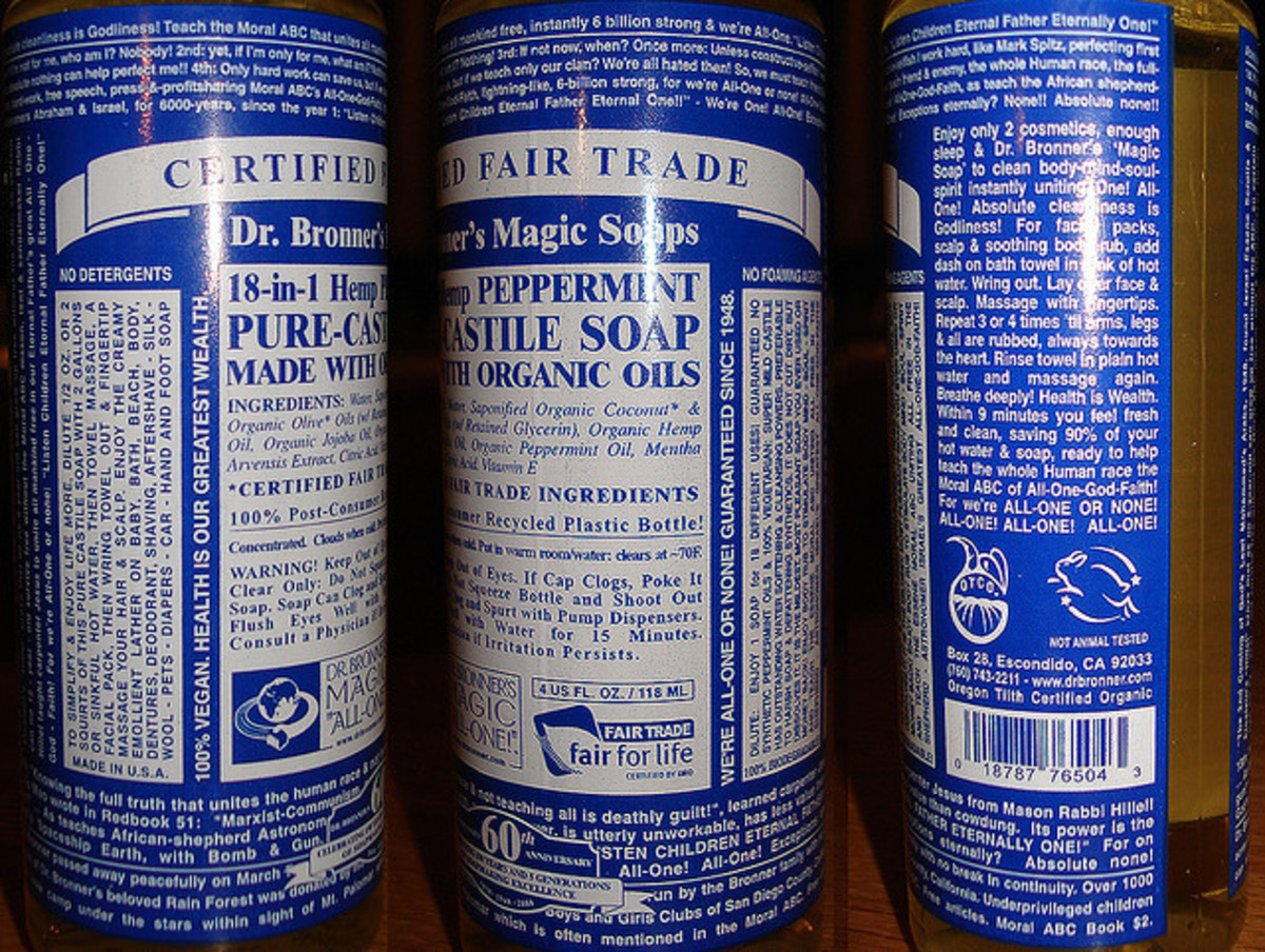 Castille soap is all-natural and gives you the suds you might miss when changing to a DIY shampoo. 