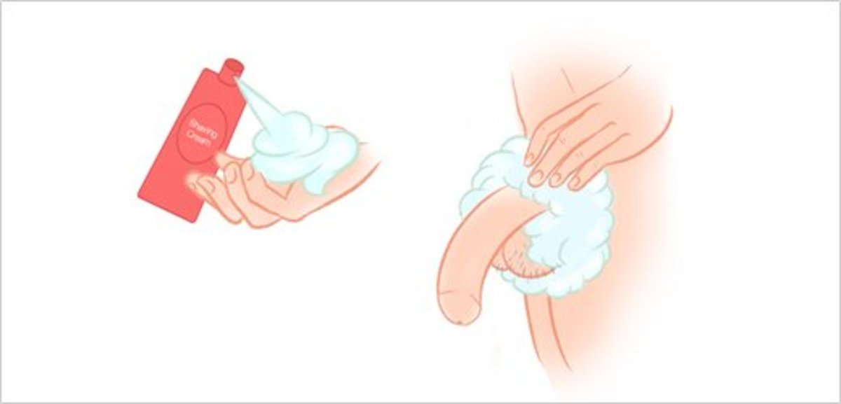 What to use to shave pubic area male
