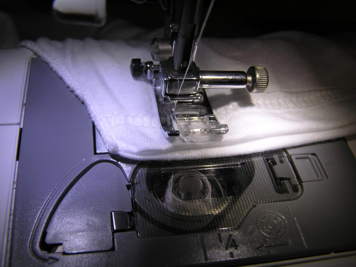 Sew sew sew your shirt, gently down the seam!
