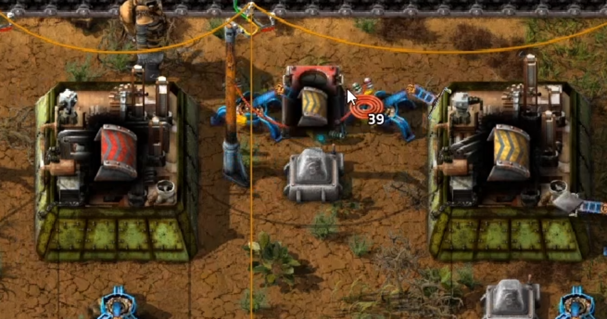 The setup: one inserter on each side of the box facing left.