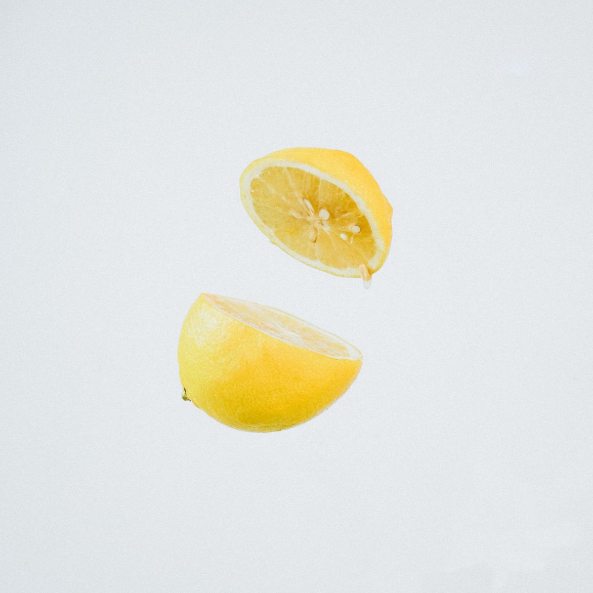 Lemon doesn't just lighten hair, it also strips it of excess oil!