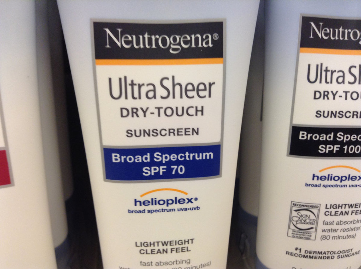 Use sunscreen with SPF