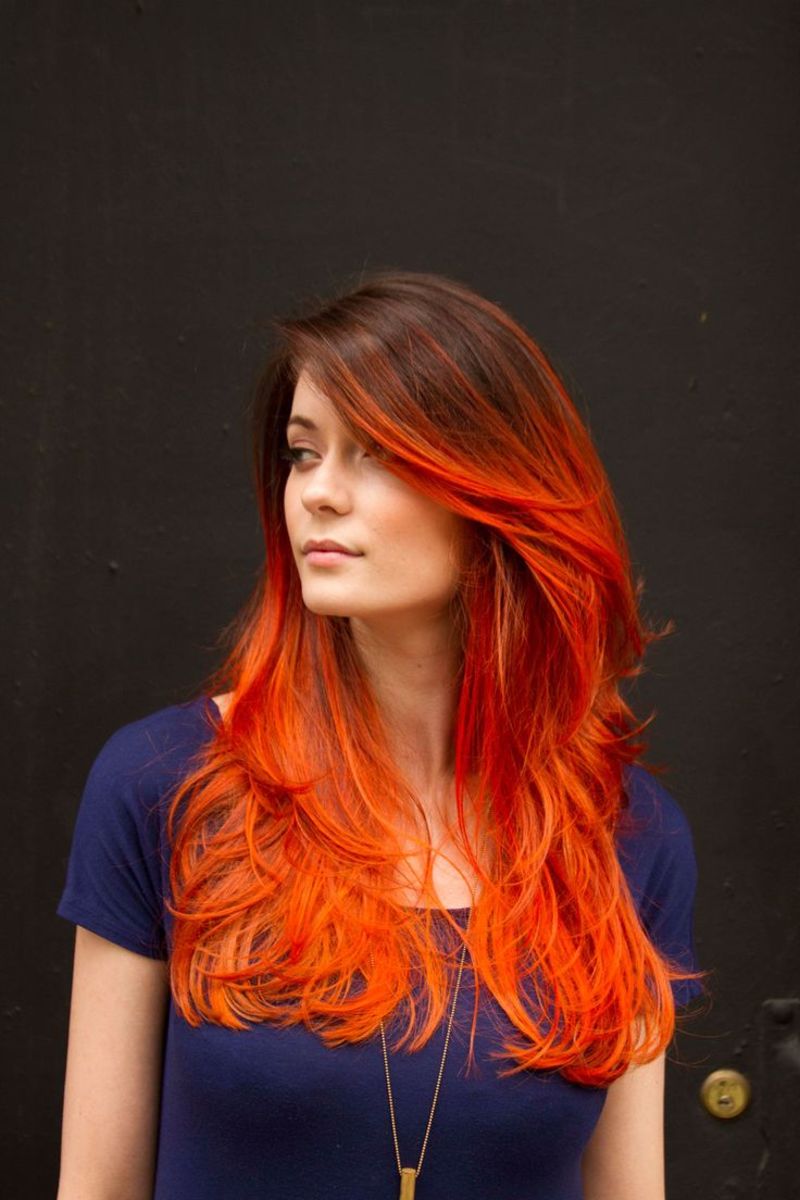 DIY Hair: 15 Orange and Yellow Hair Color Ideas - Bellatory