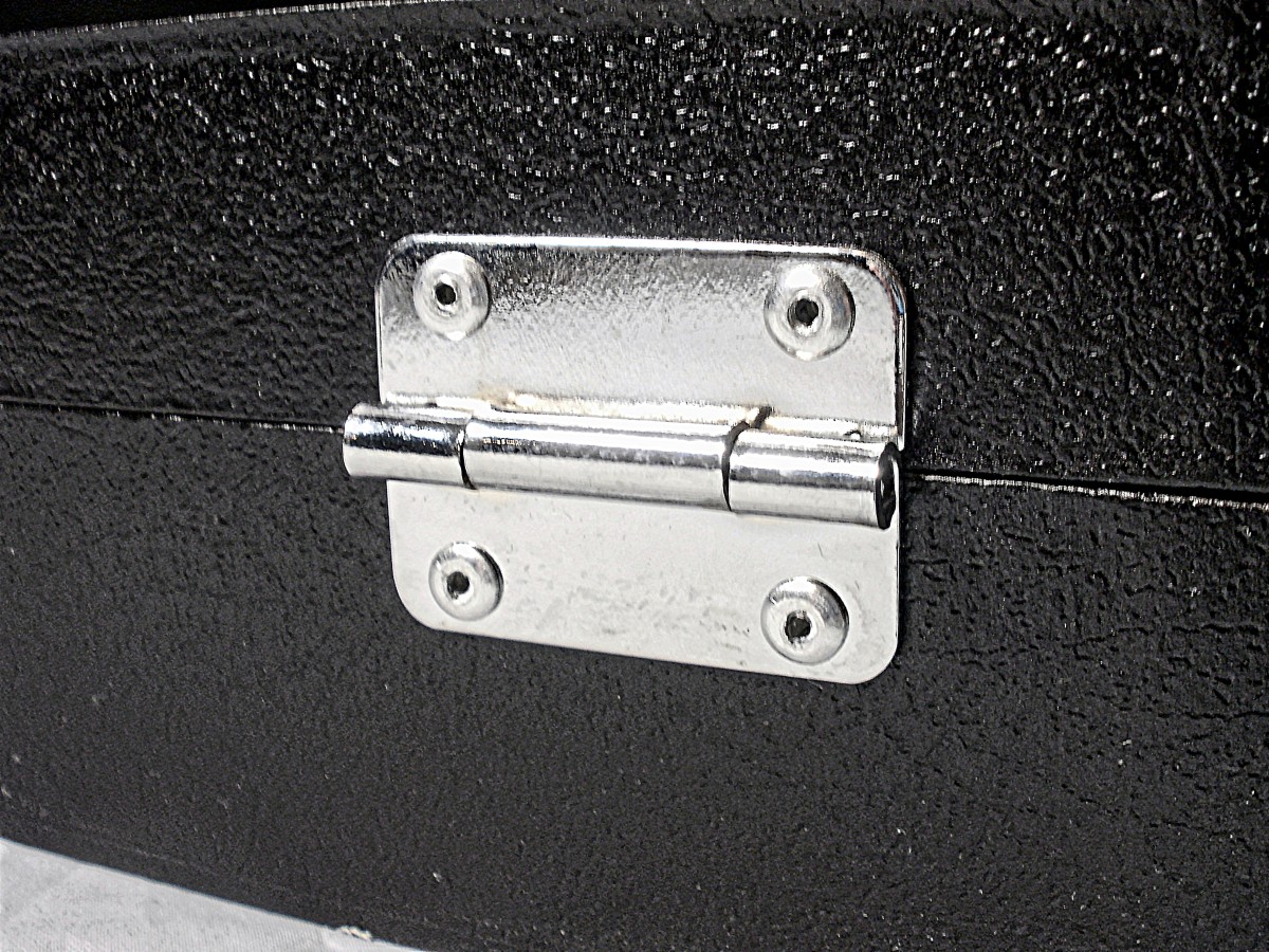 A close-up of the hinge.