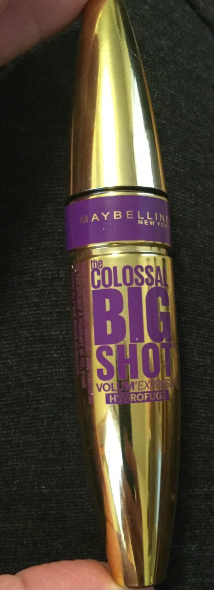 A bold mascara, like this Maybelline Colossal Big Shot formula, can add instant intensity to your eyes.