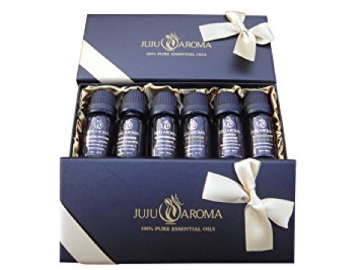 Aromatherapy BEST 6 100% Pure Essential Oil Gift Set- 6/10 Ml