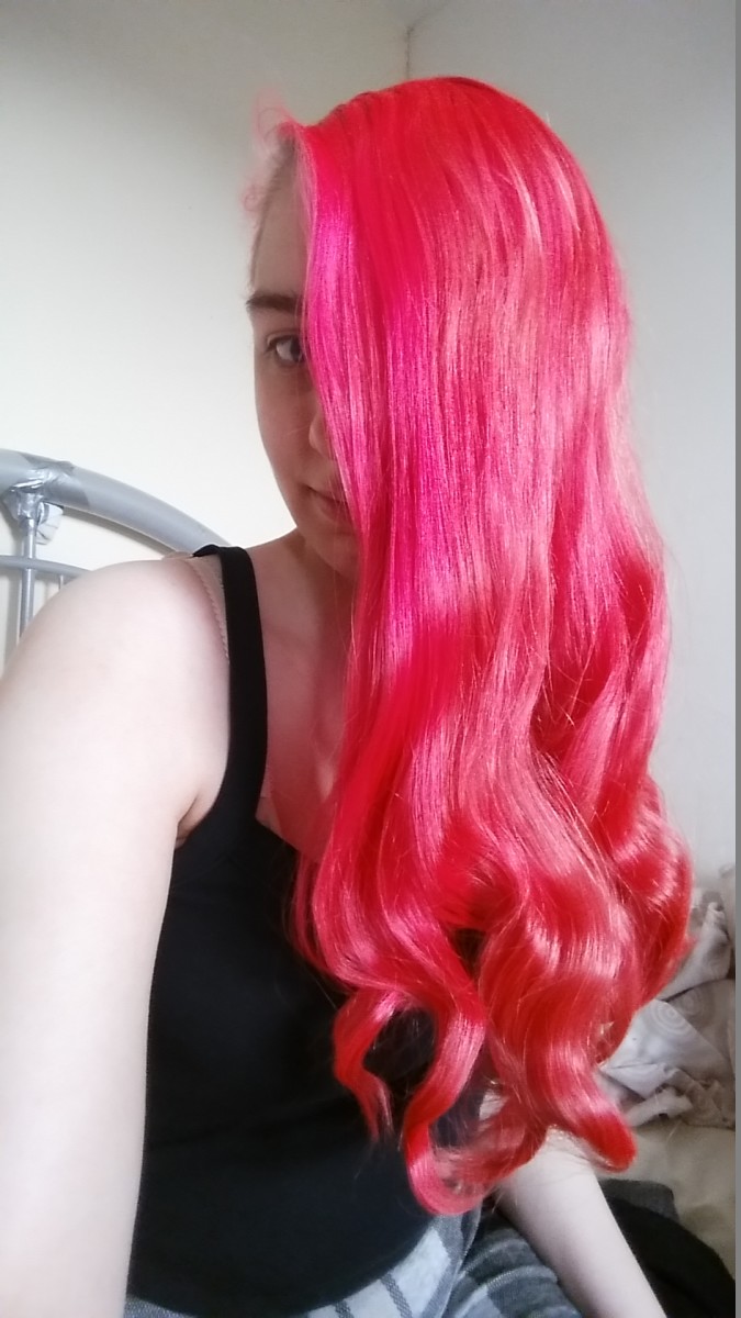 This was the colour of my hair two weeks after dyeing it with Fudge Paintbox Raspberry Beret