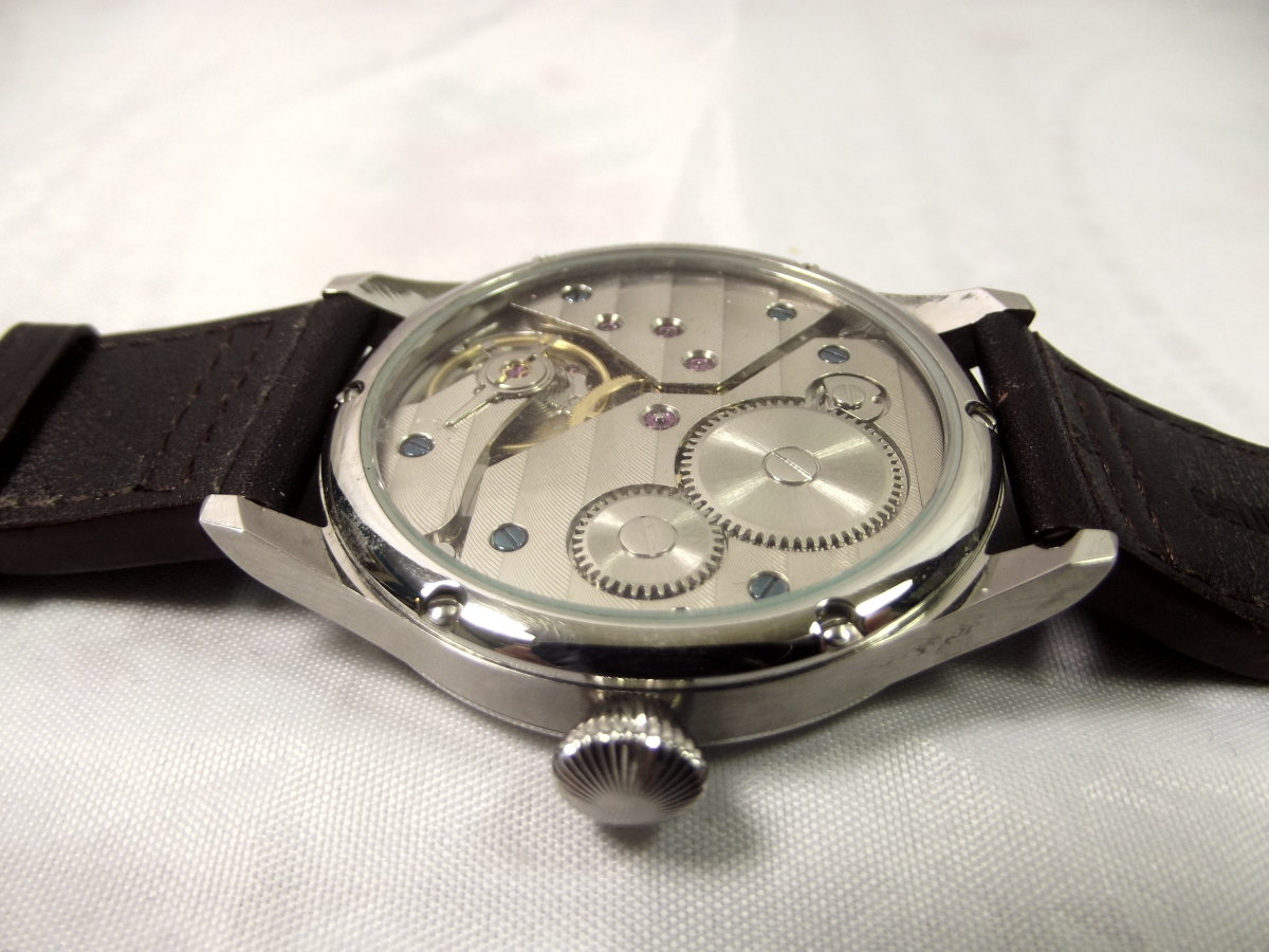 Unbranded Parnis Mechanical Watch with Seagull 6497 Movement