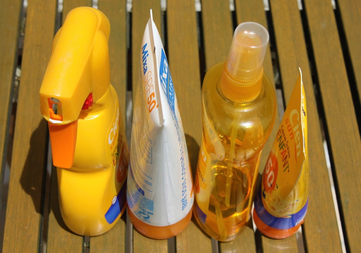 Sunscreen protects the skin from damaging infrared heat.