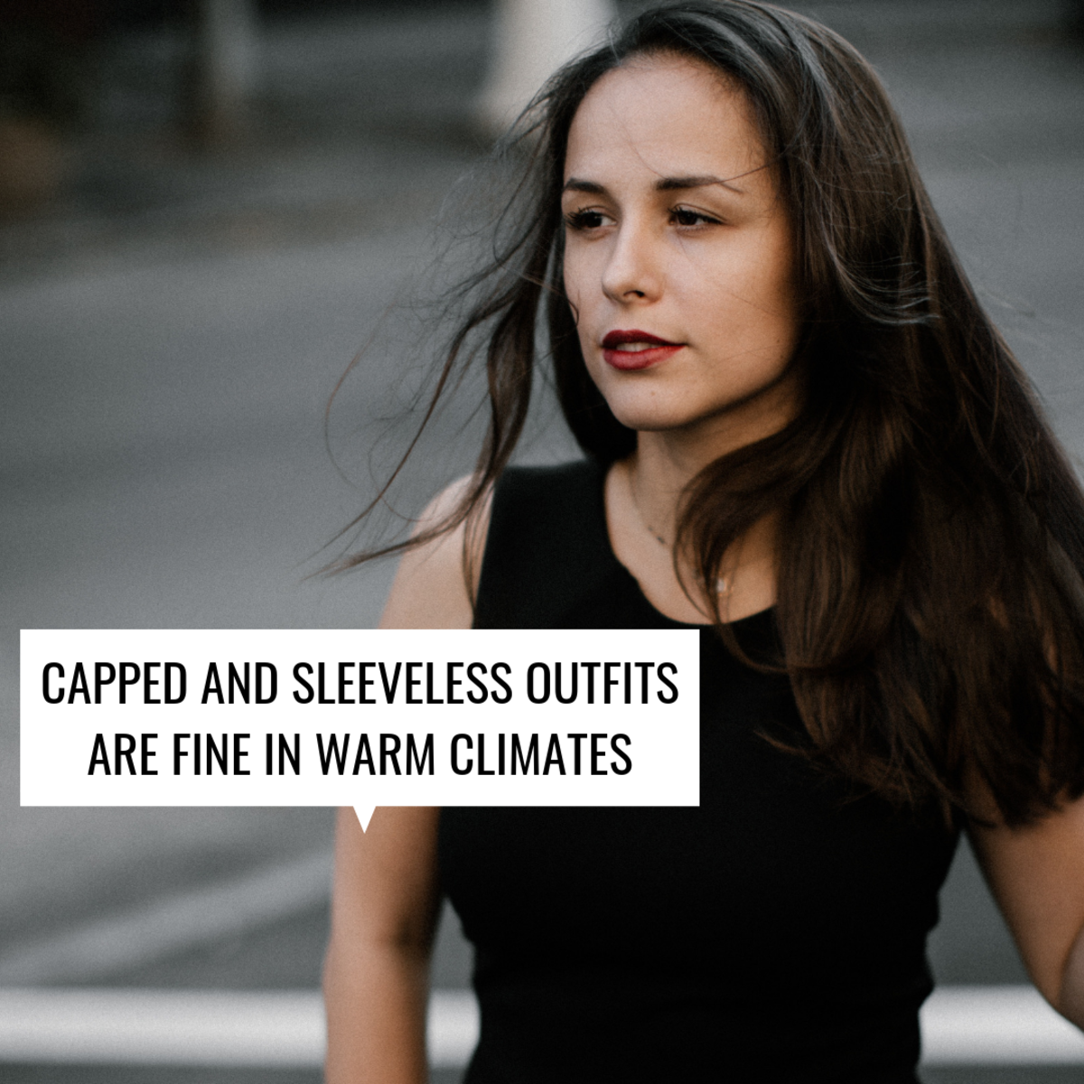 Capped and short-sleeved outfits are acceptable, especially for warmer climates.