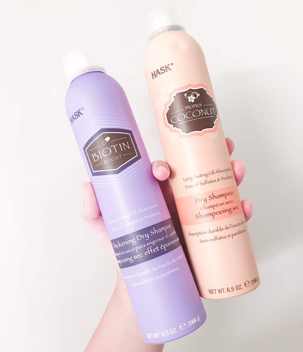Hask is my absolute favorite dry shampoo brand.
