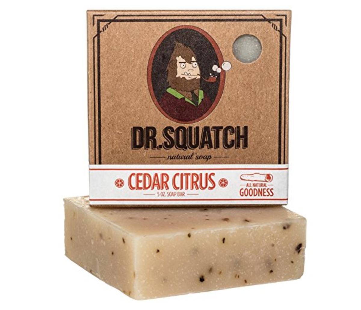 Dr. Squatch Manly Soap and Deodorant Variety Pack - Handmade with