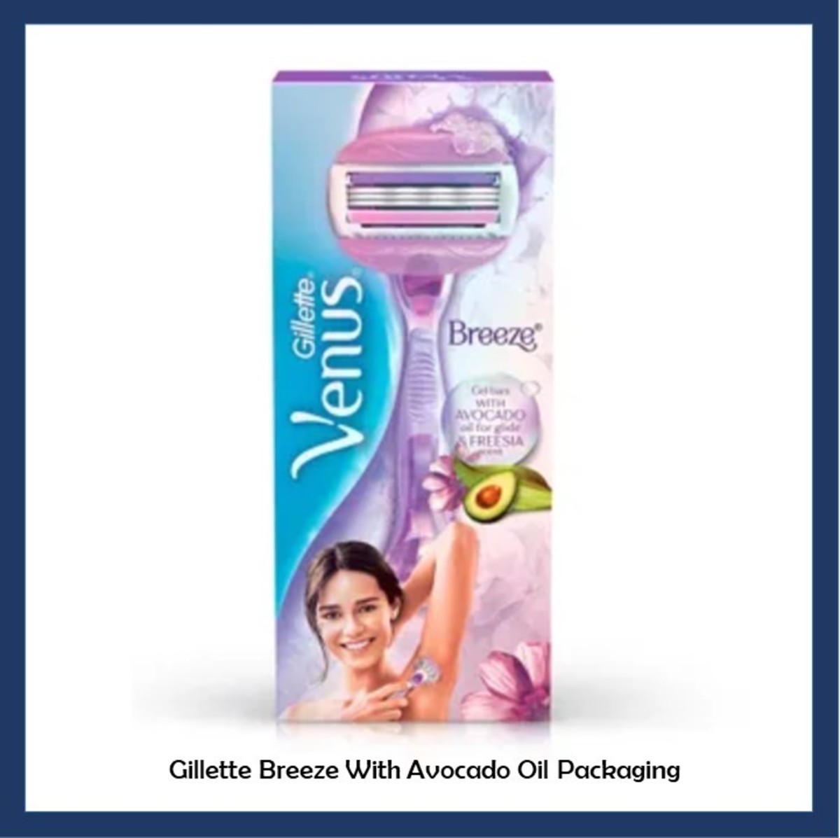 Gillette Venus Breeze packaging.