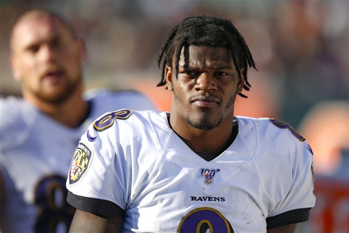 Lamar Jackson is the quarterback of the Baltimore Ravens