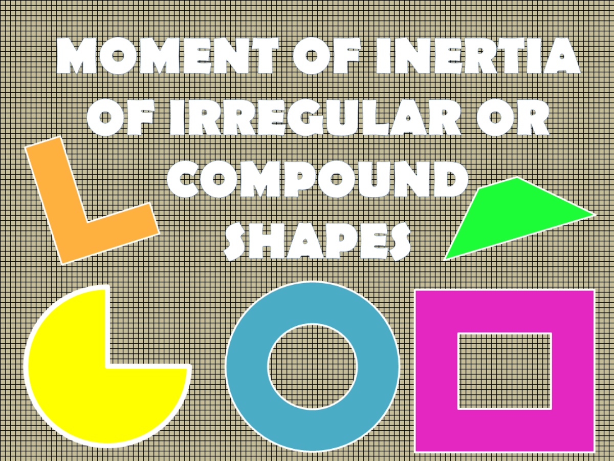 How to Solve for the Moment of Inertia of Irregular or Compound Shapes