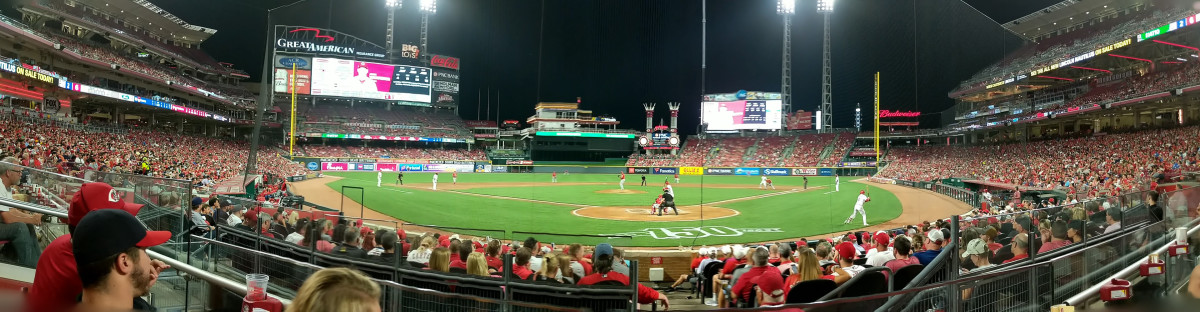 Nearly 22,000 people attended a Monday night game in Cincinnati in 2019.