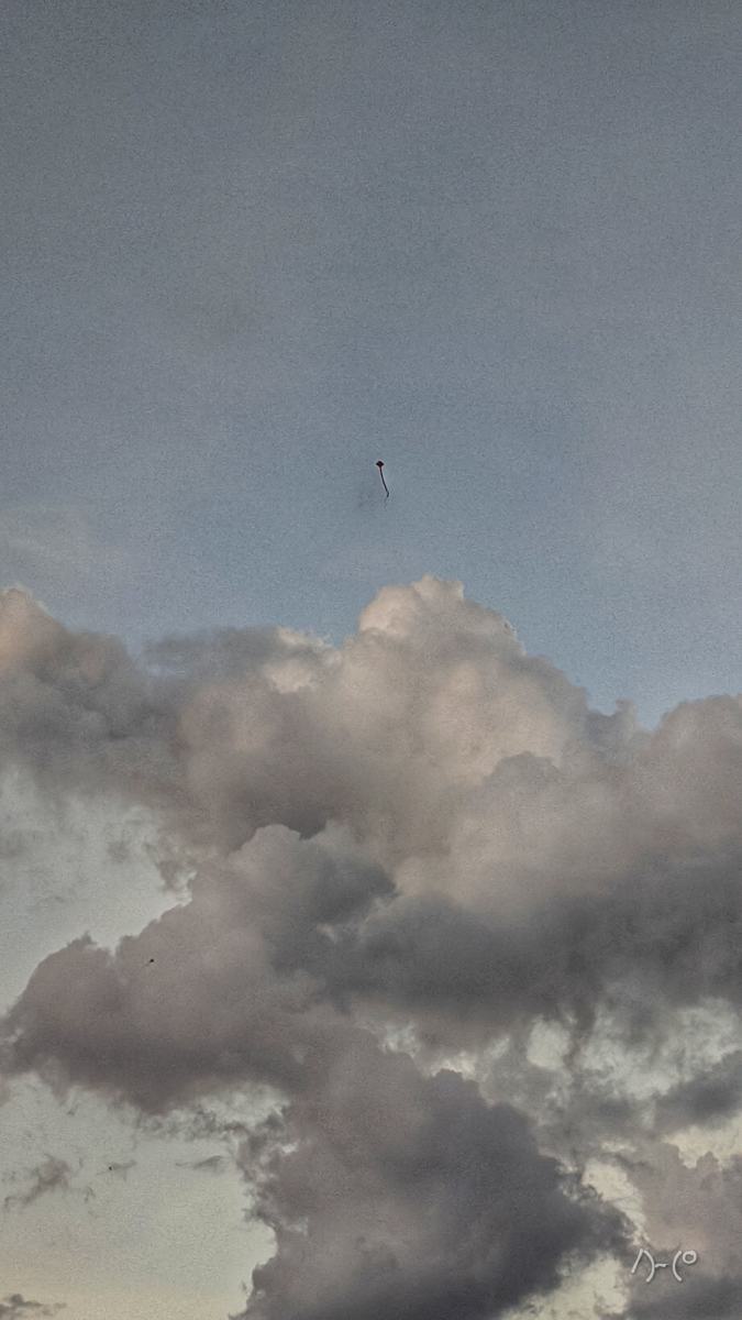 Kite Above the Clouds