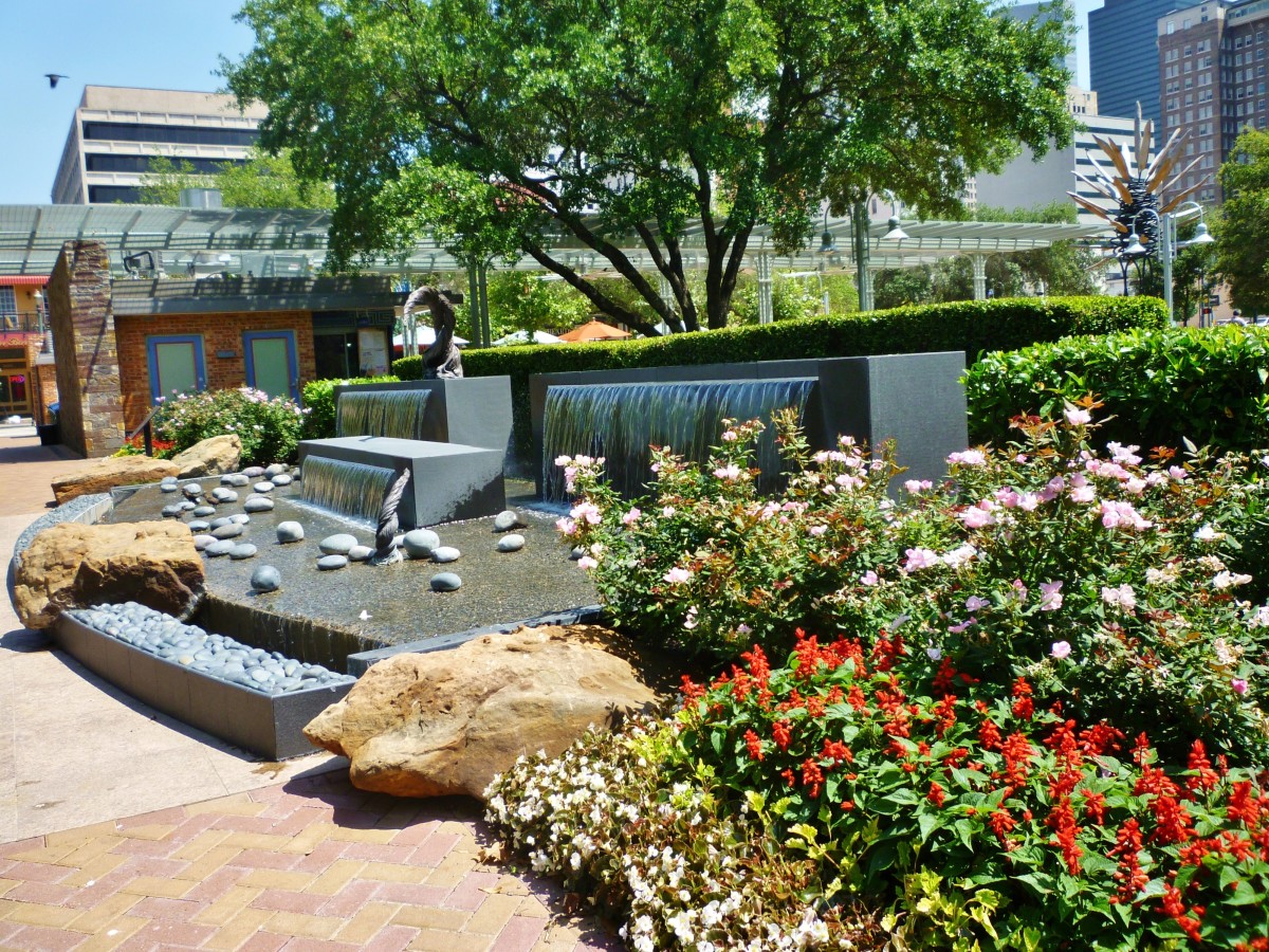 Lauren’s Garden in Market Square Park of Houston