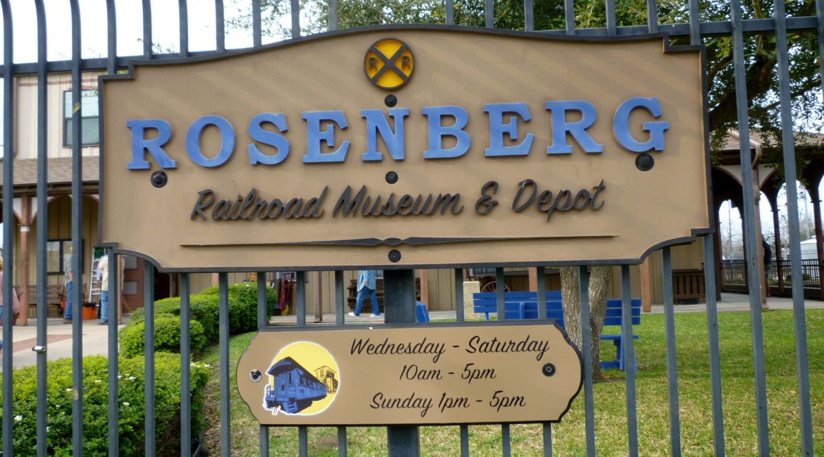 Rosenberg Railroad Museum (Adjacent to 3 Active Train Lines)