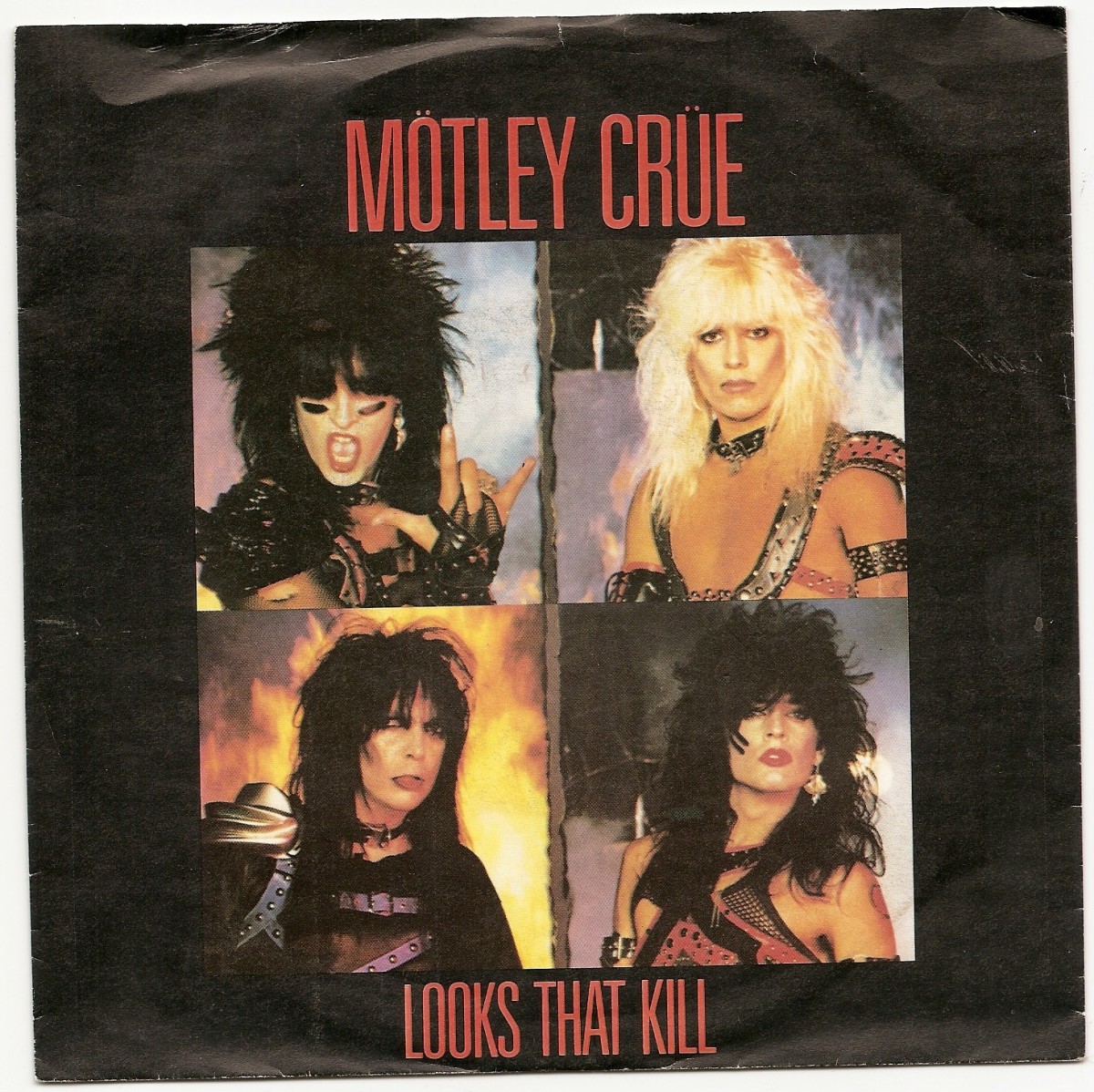 Formed in Los Angeles, Mötley Crüe took the glam metal look to the extreme.