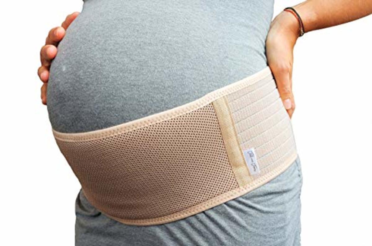 Pregnancy belts help relieve body pain from a growing belly.