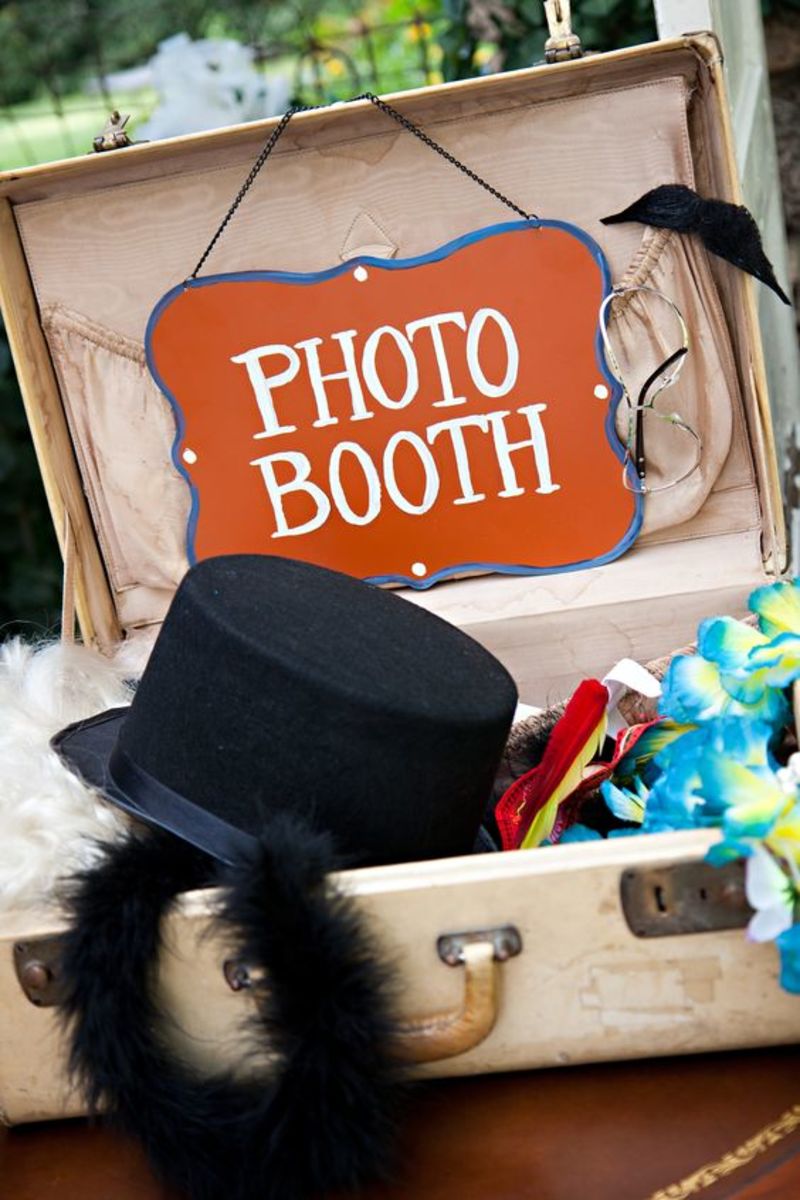 Set Up a Photo Booth With Dress Up Items