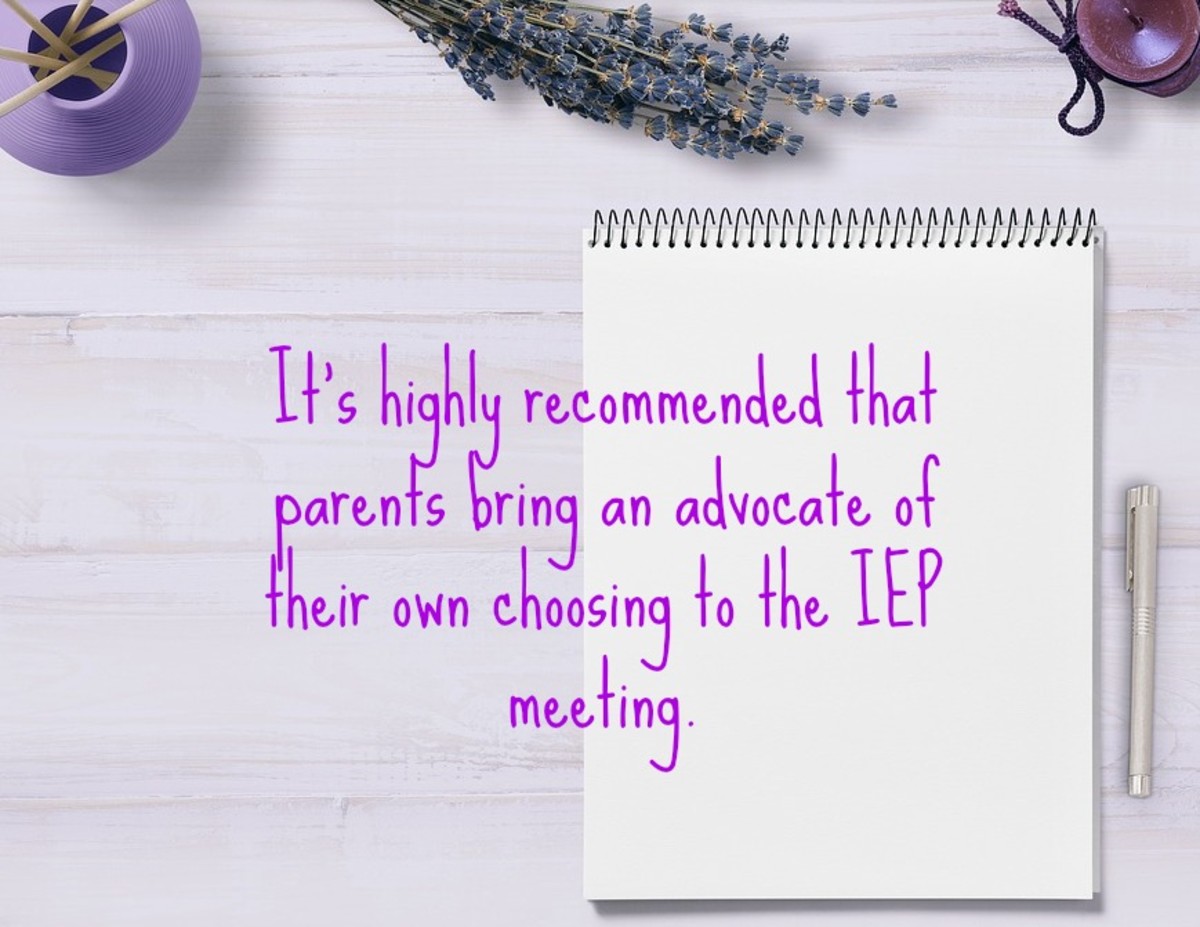 An IEP meeting can be overwhelming (and emotional) for parents. That's why bringing an advocate is highly recommended.