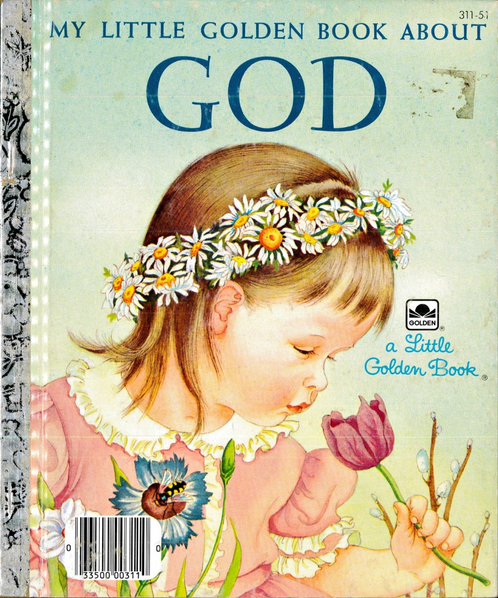 This little book shows us how God is great, and that He sends the sunshine to make things grow ... It is just as the publisher stated the Little Golden Books are books that a child can read and keep and to grow with. 