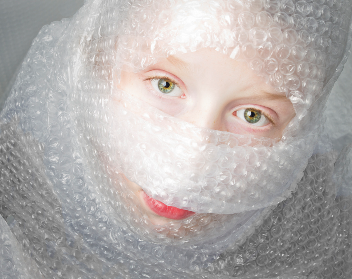 When parents bubble wrap their kids, protecting them for the real world, they make them fearful of life.